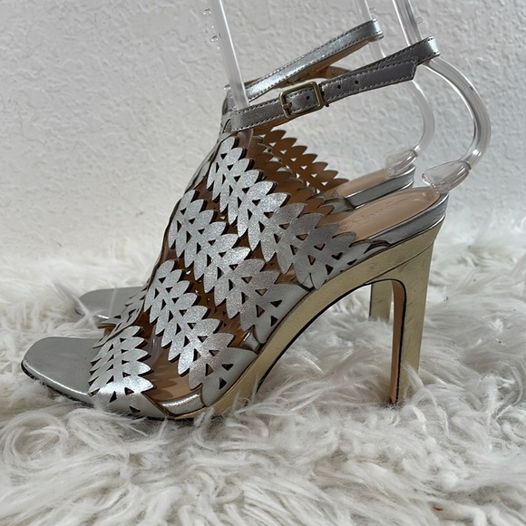 Eight Fifteen Silver & Gold Amazing Heels! Size 7 WORN BY CELEBRITIES - Picture 7 of 16